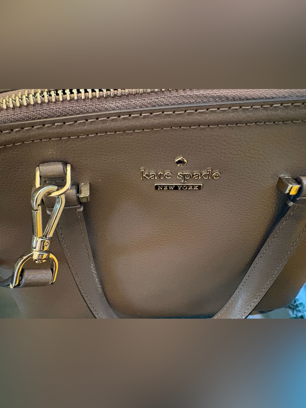 Authentic Kate spade bag, leather